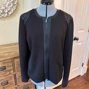 ANN TAYLOR Black Moto Jacket  XL